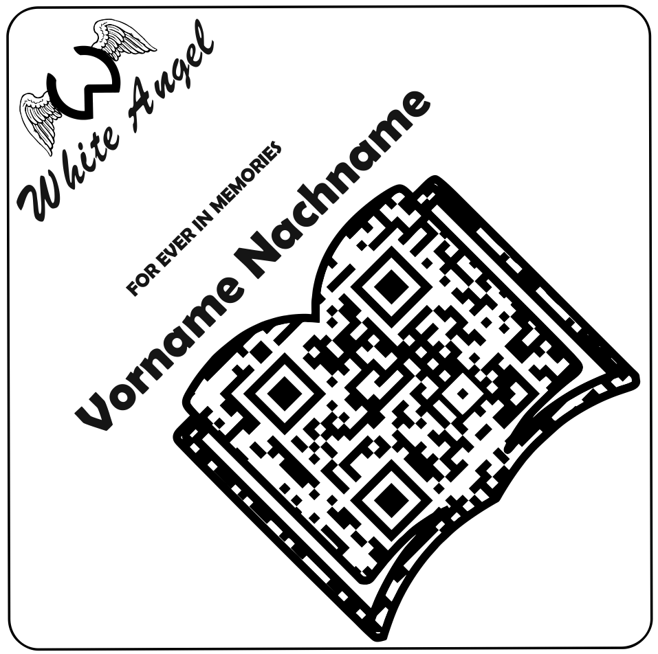 Das Motiv Buch mit QR-Code